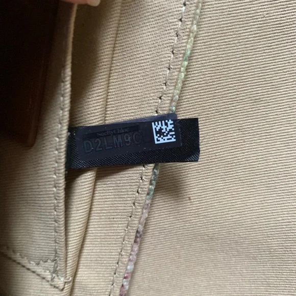 See By Chloe Floral Brown Linen and Leather Crossbody Accordion Bag - Picture 6 of 10